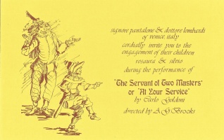 1973 Servant of Two Masters directed by Al G. Brooks